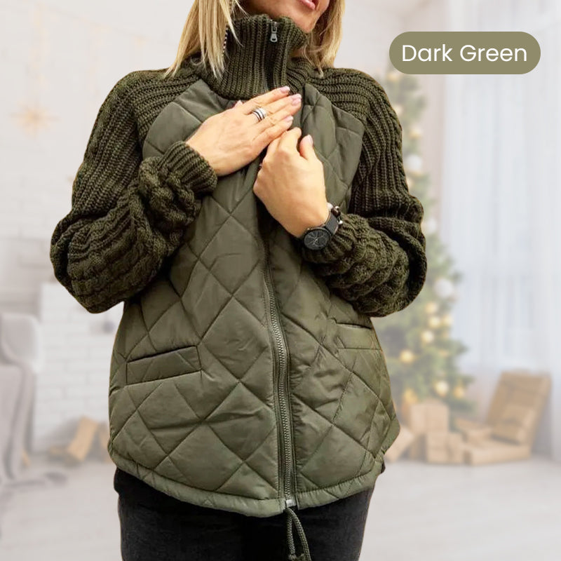 AlpenChic™ Patchwork Pufferjacke