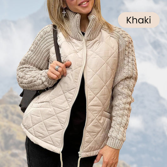 AlpenChic™ Patchwork Pufferjacke