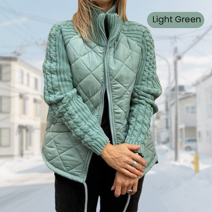 AlpenChic™ Patchwork Pufferjacke