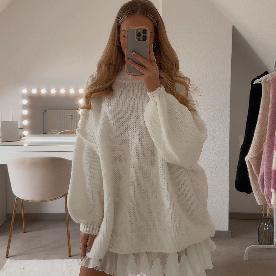 Oversized Luxus Pullover – Komfort in Großartigem Stil