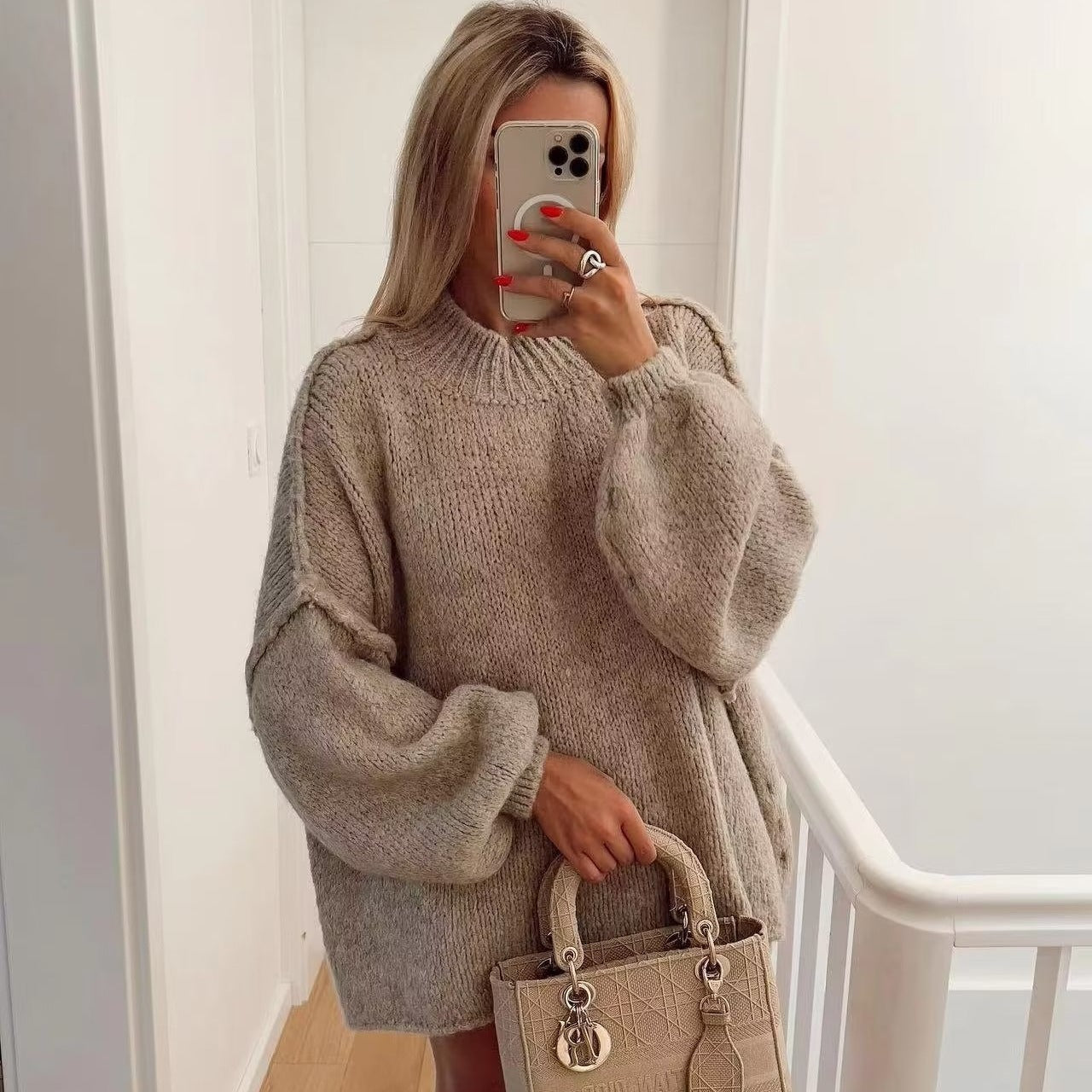 Oversized Luxus Pullover – Komfort in Großartigem Stil