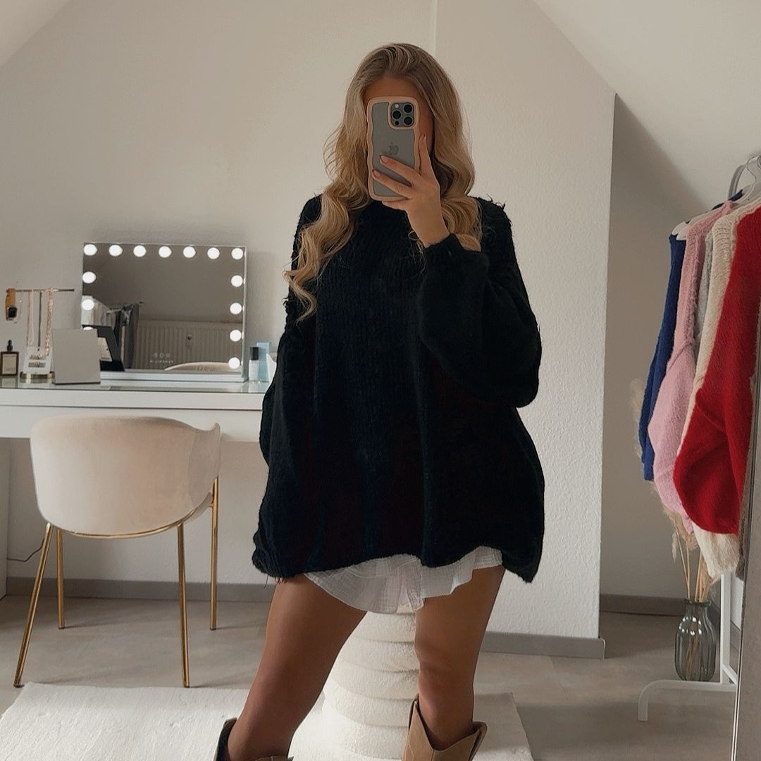 Oversized Luxus Pullover – Komfort in Großartigem Stil