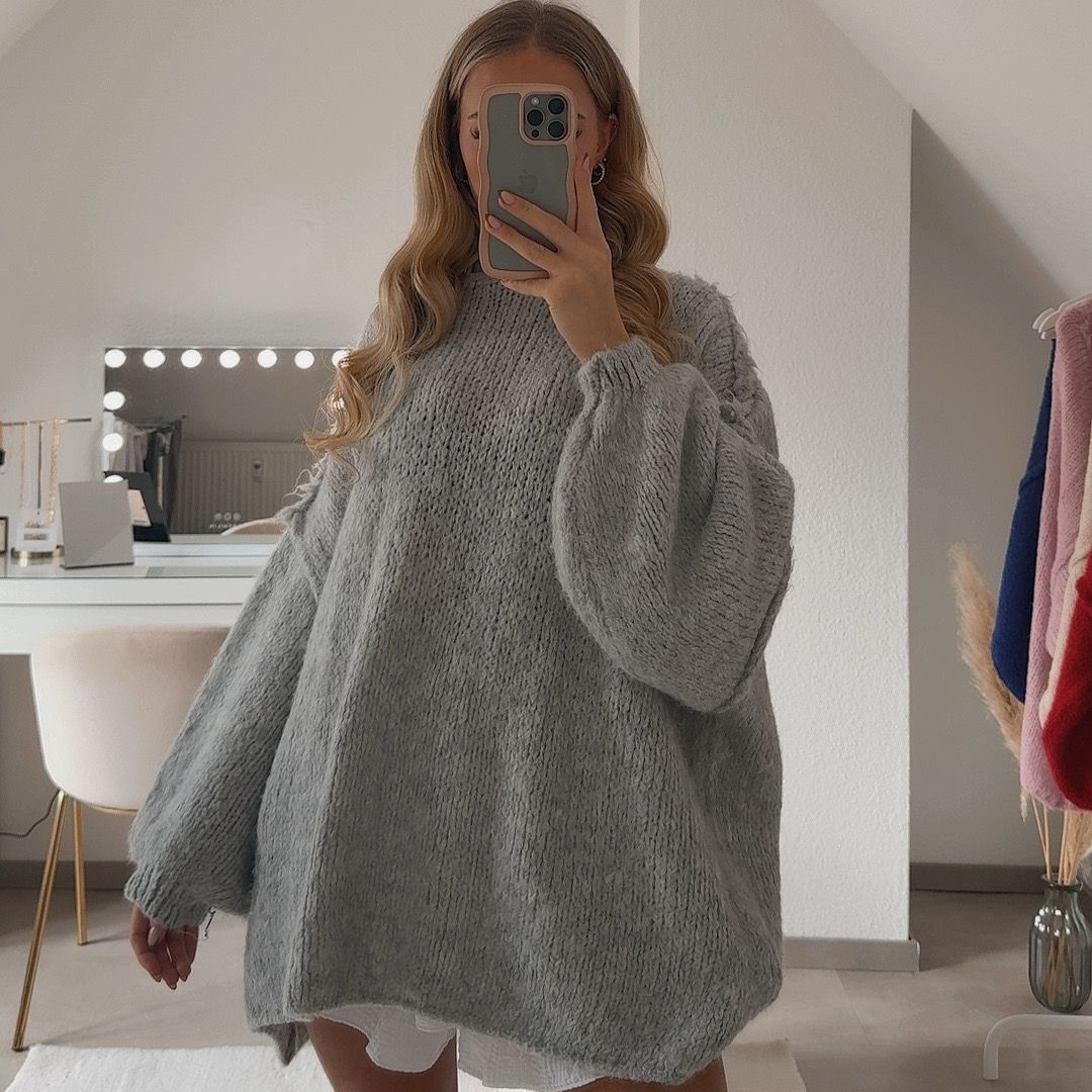 Oversized Luxus Pullover – Komfort in Großartigem Stil