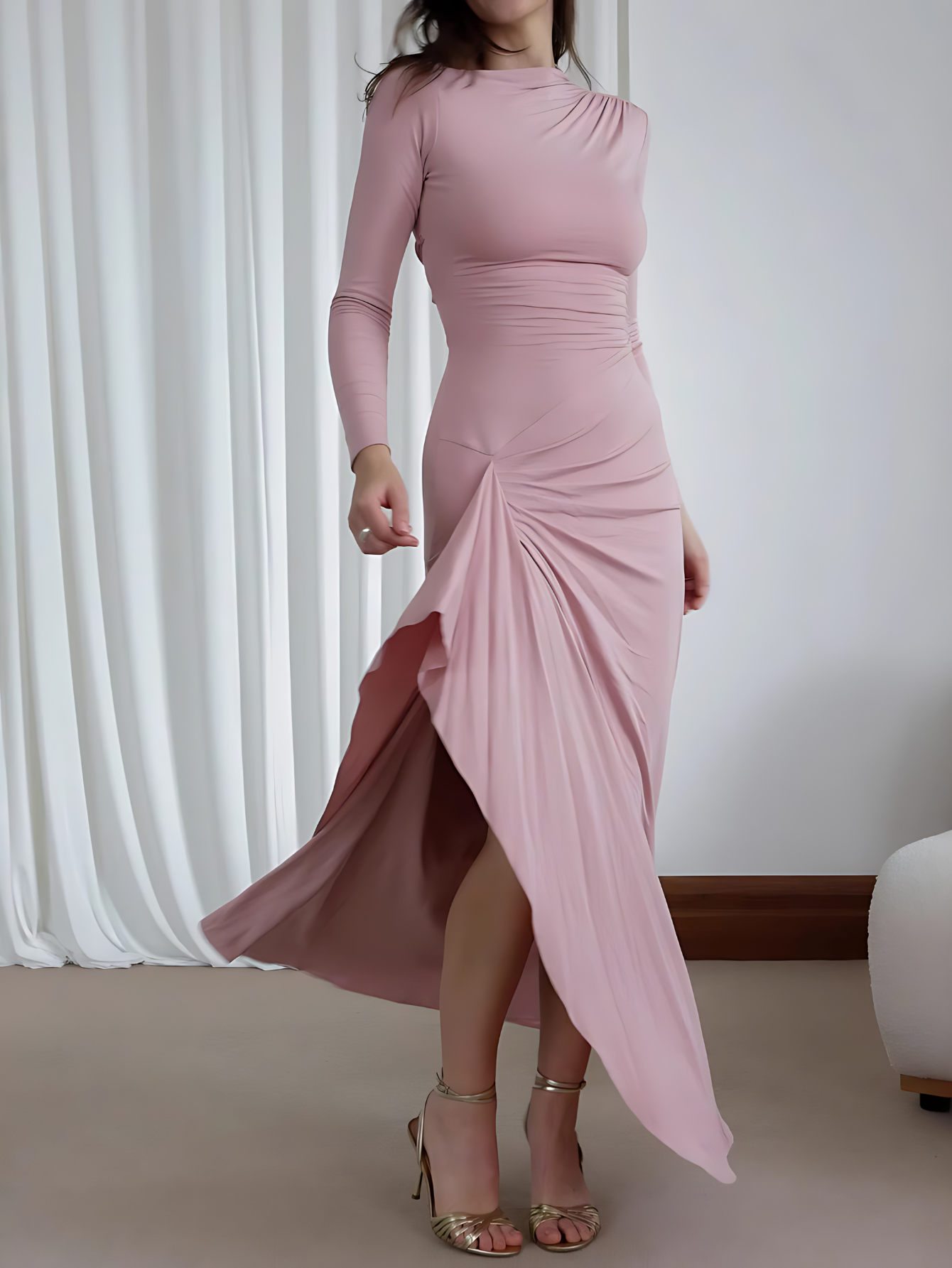 Estelle™ Elegantes Midi-Kleid