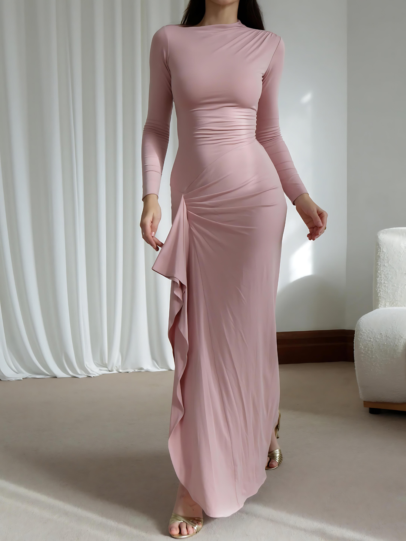 Estelle™ Elegantes Midi-Kleid